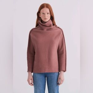 Veronique miljkovitch MARLA (velvet fleece) Dusty rose Size large Long sleeve